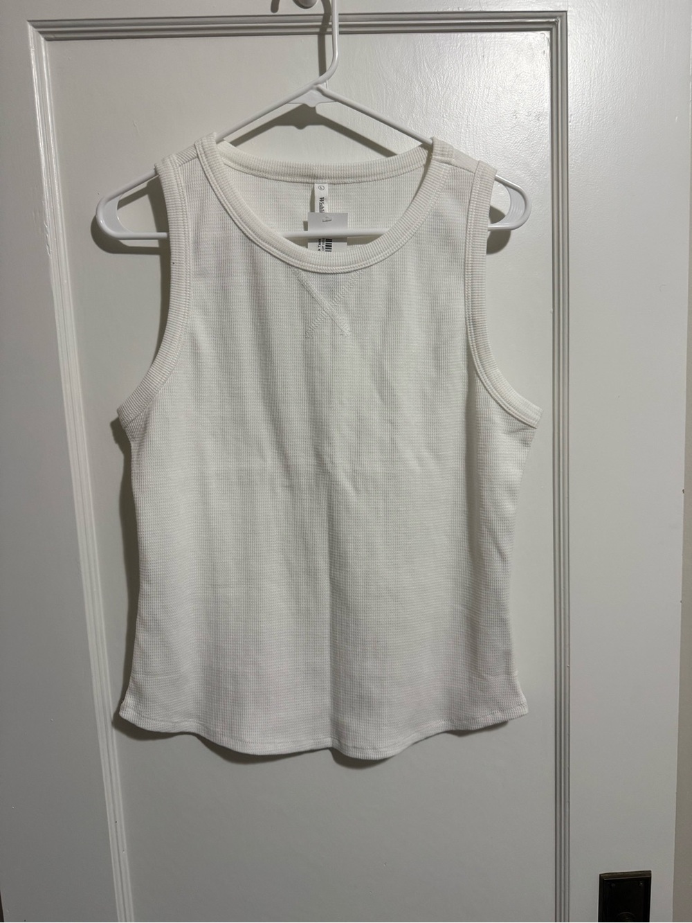 NWT Wishlist Classic White Ribbed Tank Top - Women's Sleeveless Top
